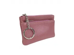 Ροζ πορτοφόλι με μπρελόκ για κλειδιά