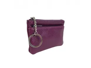 Βιολετί πορτοφόλι - μπρελόκ