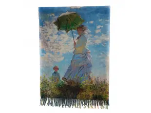 Διπλής όψης γυναικείο κασκόλ - Κλοντ Μονέ - Η κυρία Μονέ και ο γιος της