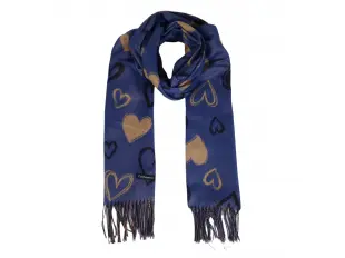 Γυναικείο κασκόλ με καρδιές - Kremena Γυναικείο κασκόλ με καρδιές - Kremena