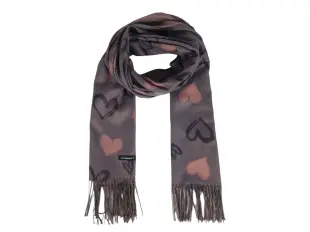 Γυναικείο κασκόλ με καρδιές - Moderno