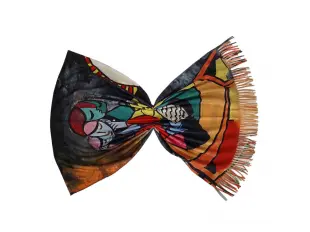 Γυναικείο κασκόλ διπλής όψης με πίνακα του Πικάσο