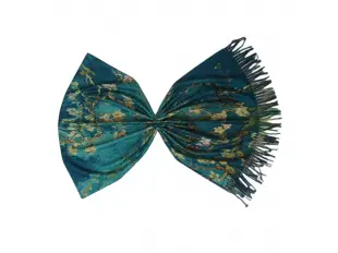 Γυναικείο κασκόλ διπλής όψης - Van Gogh - Χρώμα αμυγδάλου