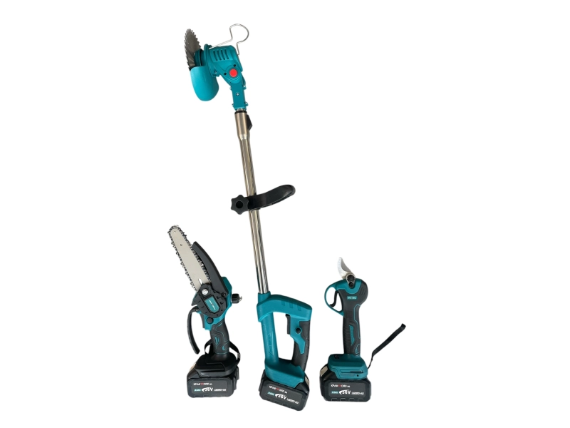 Cordless Trimmer Set, 15 cm Cutter. και ψαλίδια αμπέλου – KraftRoyal. 36V 8Ah - KraftRoyal 3109