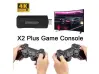 Game Stick X2 Wireless Retro Console, 40.000 βιντεοπαιχνίδια, 9 εξομοιωτές, 128 GB, 2x ασύρματο χειριστήριο 2,4 GHz