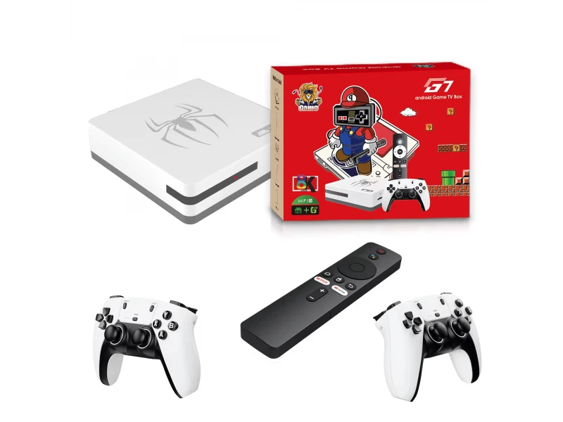 Κονσόλα παιχνιδιών G7 Android 14 Plus Gaming TV Box με 30.000 παιχνίδια + Joysticks WIFI 2