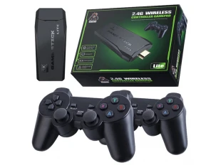 Κονσόλα Παιχνιδιών Game Stick 4K με 10000+ Ρετρό Παιχνίδια και 2 Ασύρματα Χειριστήρια