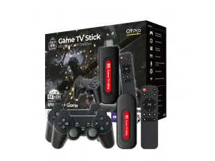 Κονσόλα παιχνιδιών Game Stick + Android TV Q9Pro 4K με πάνω από 49.000 ενσωματωμένα παιχνίδια και ασύρματα joystick