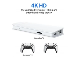 Ρετρό κονσόλα παιχνιδιών Game Stick M15 4K με 30.000 ενσωματωμένα παιχνίδια και ασύρματα joystick