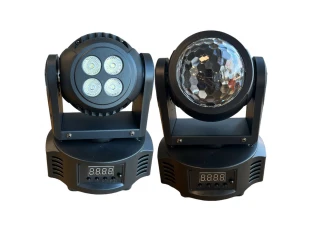 Μίνι κινούμενη κεφαλή με εφέ ντίσκο 4 LED