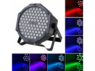 Έγχρωμος προβολέας LED Disco με 54 διόδους DS1814 / Λάμπα Disco