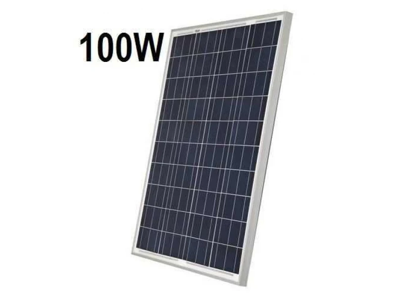 Ηλιακό πάνελ 100W πολυκρυσταλλικό 1100 x 678 x 35mm Ηλιακό πάνελ 100W πολυκρυσταλλικό 1100 x 678 x 35mm