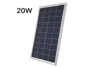 Ηλιακό πάνελ 20W πολυκρυσταλλικό 435 x 356 x 25mm