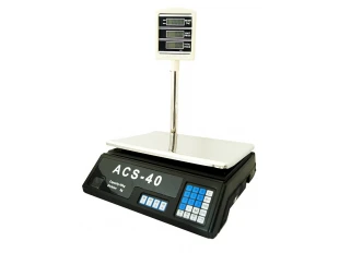 Ηλεκτρονική ζυγαριά ACS έως 40kg με τηλεχειριστήριο – ζυγαριά με εντοπιστή