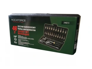 Gedore RockForce, 1/4 εξαγωνικό και 46 κομμάτια