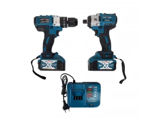 Κρούση και κατσαβίδι μπαταρίας χωρίς ψήκτρες 36V 8AH σε θήκη KRAFTROYAL