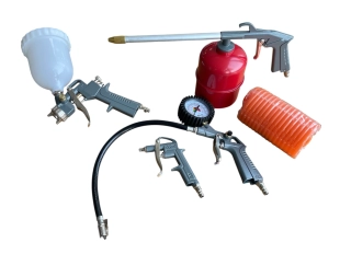 Σετ πνευματικών εργαλείων - 5 τεμάχια, με ταχυσύνδεσμους Σετ πνευματικών εργαλείων - 5 τεμάχια, με ταχυσύνδεσμους - παρόμοιο προϊόν