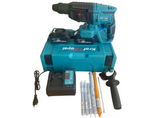 Τρυπάνι μπαταρίας χωρίς ψήκτρες KraftRoyal 36V 8Ah με 2 μπαταρίες + θήκη