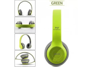 Ασύρματα ακουστικά bluetooth OPEN P47 Πράσινο
