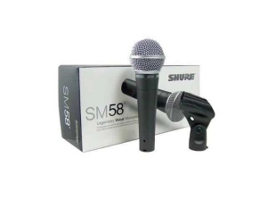 Μικρόφωνο HiFi Shure SM-58 με καλώδιο και θήκη