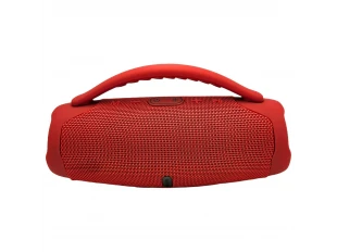 Αδιάβροχο Ισχυρό Ασύρματο Bluetooth Ηχείο Booms Box 3 Mini RGB - Κόκκινος