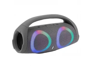 Αδιάβροχο Ισχυρό Ασύρματο Bluetooth Ηχείο Booms Box 3 Mini RGB - Μαύρος