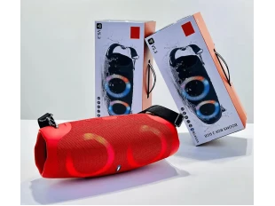 Αδιάβροχο Ισχυρό Ασύρματο Bluetooth Ηχείο Booms Box 3 RGB - Κόκκινος