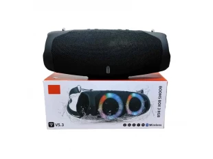 Αδιάβροχο Ισχυρό Ασύρματο Bluetooth Ηχείο Booms Box 3 RGB - Μαύρος
