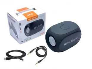 Ασύρματη Bluetooth ηχοσυσκευή Koleer S918 FM/TF/USB/BT - Μαύρο
