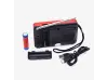 Μίνι ηχείο JOC H011BT με Bluetooth, ραδιόφωνο FM, MP3 player, κάρτα USB SD - κόκκινο