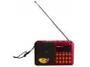 Μίνι ηχείο JOC H011BT με Bluetooth, ραδιόφωνο FM, MP3 player, κάρτα USB SD - κόκκινο