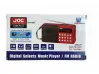 Μίνι ηχείο JOC H011BT με Bluetooth, ραδιόφωνο FM, MP3 player, κάρτα USB SD - κόκκινο
