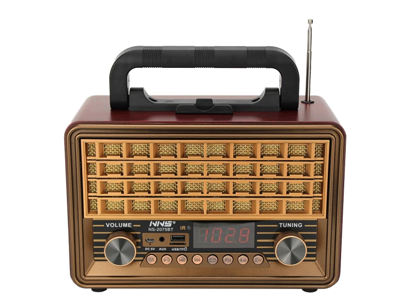 Ρετρό vintage ραδιόφωνο NNS RADIO FM NS-2075BT