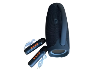 Μεγάλο φορητό, ισχυρό ηχείο Bluetooth Booms Box 3 RGB με 2 μικρόφωνα