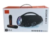 Μεγάλο φορητό, ισχυρό ηχείο Bluetooth Booms Box 3 RGB με 2 μικρόφωνα Boomsbox - εικόνα 3