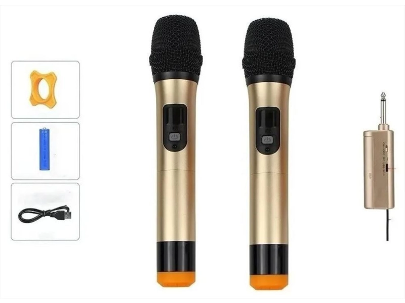 Σετ 2 τεμ. ασύρματα μικρόφωνα με οθόνη WVNGR WG-200II Σετ 2 τεμ. ασύρματα μικρόφωνα με οθόνη WVNGR WG-200II - WVNGR 1746