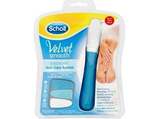 Ηλεκτρική λίμα νυχιών Scholl Velvet Smooth Electronic Nail System με 3 εξαρτήματα