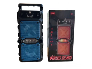 Φορητό ηχείο Bluetooth KTS-1096 2x3", 2x5W με ραδιόφωνο FM και MP3