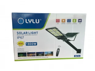 Ηλιακός λαμπτήρας με πάνελ και βάση 1800W LYLU