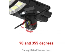 2in1 Solar Street Light 1800W με κάμερα 5MP - V380PRO