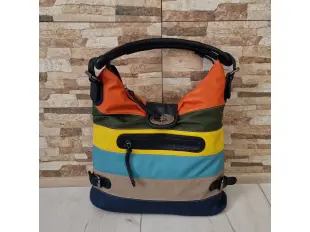 Μεγάλη πολύχρωμη τσάντα χειρός - Emian