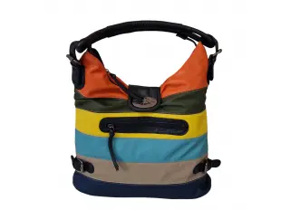 Μεγάλη πολύχρωμη τσάντα χειρός - Emian