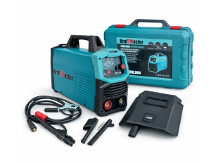 Επαγγελματικό ηλεκτρικό πριόνι inverter KraftMaster MMA-400A με θήκη - Μπλε