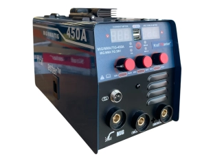 Ηλεκτρική συγκολλητική μηχανή Inverter 400A με τροφοδότη καλωδίων 3 σε 1 KraftMaster + ηλιακή μάσκα + καρούλι καλωδίων