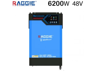 Ηλιακός υβριδικός μονοφασικός inverter RG-MH6200W 48V 6.2kW