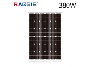 Ηλιακός πάνελ μονοκρυσταλλικός 380W RAGGIE 12V 1950x992x45mm.
