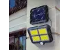 Λάμπα LED με ηλιακό πάνελ, τηλεχειριστήριο και αισθητήρα κίνησης / φωτοκύτταρο BK-128-6COB