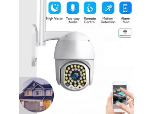 2 τεμάχια Ασύρματη κάμερα εξωτερικού χώρου με θόλο LYLU 32 διόδους 5mpx iCSee