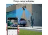 Τριπλή εξωτερική περιστρεφόμενη κάμερα WiFi AI 10MP με τρεις φακούς, ICsee, Μαύρο