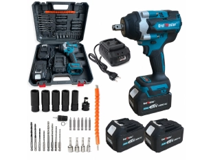 Ασύρματο Κρουστικό Κλειδί KraftMaster 36V 8Ah + 35 Μέρη